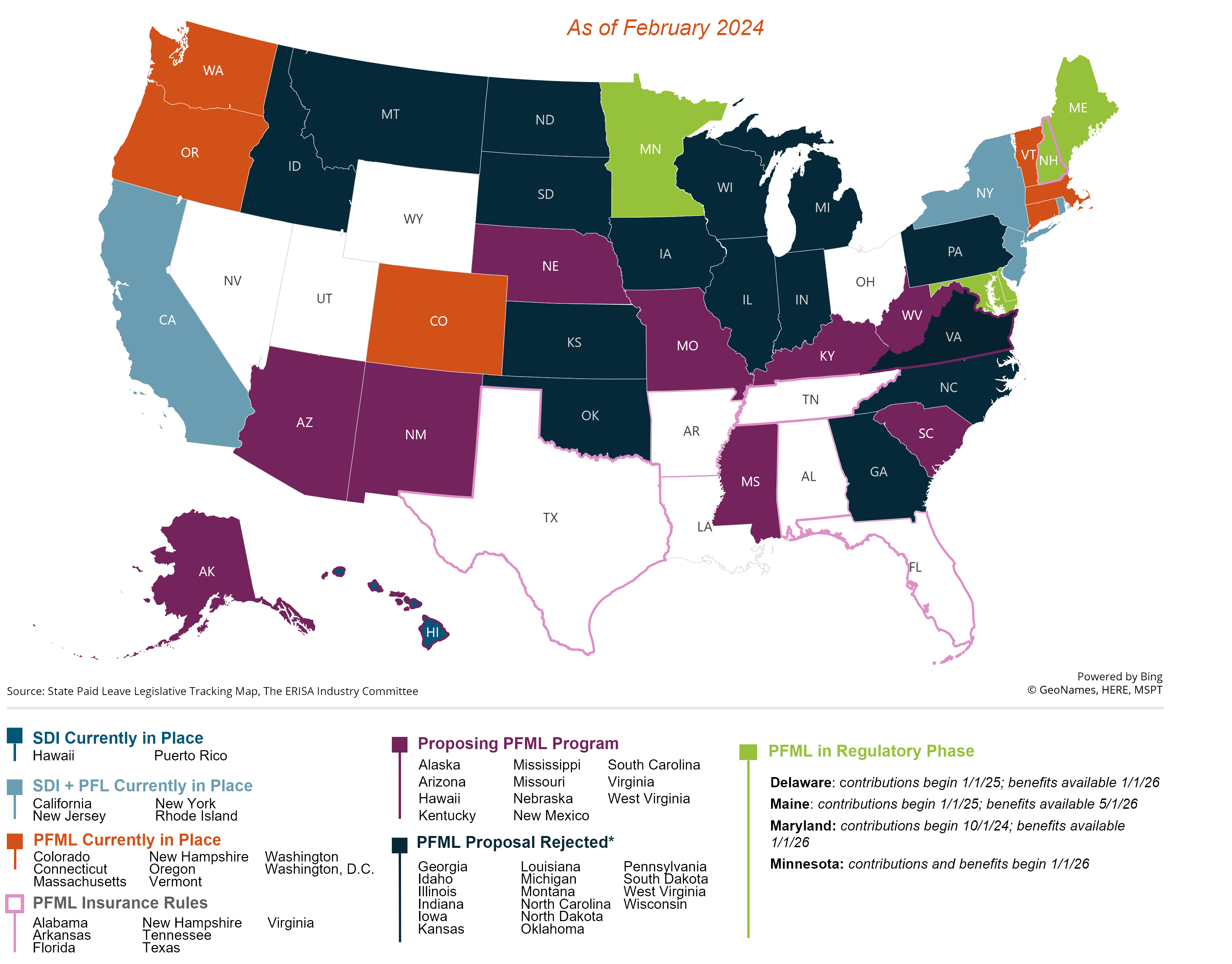 Paid Family and Medical Leave Landscape - Spring Consulting Group